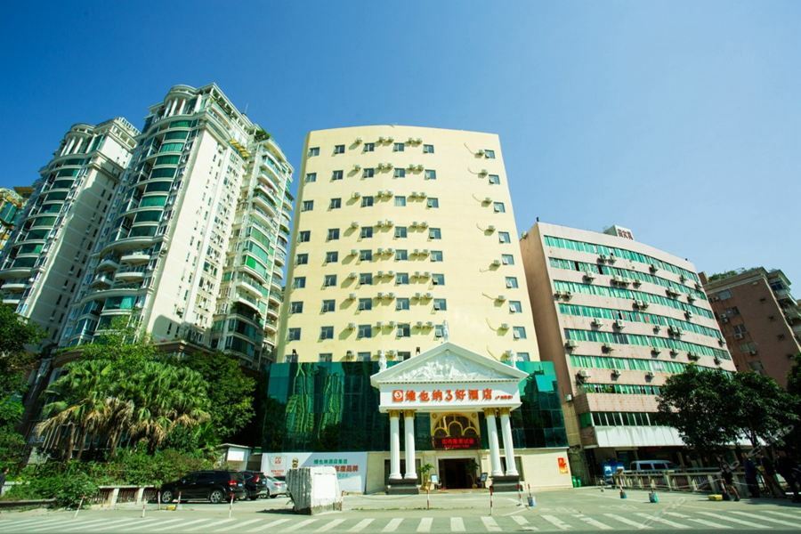 Vienna 3 Best Hotel Guangzhou Guangzhou Tower Exteriör bild